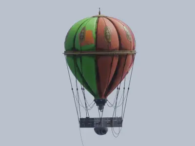 Rainbow Balloon 3D model