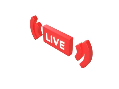 Live Icon v2 001 Low-poly 3D model