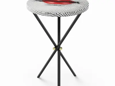 Set Coffee Table Low-poly 3D model