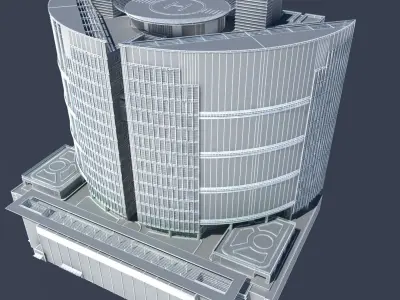 Hospital 3D model shop