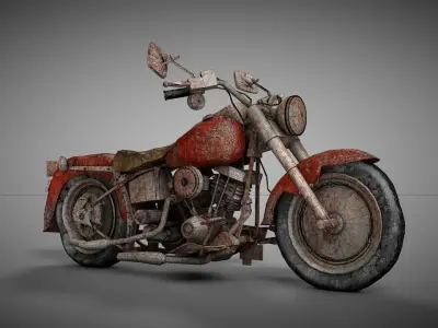 Rusty Bike 3D model purchase