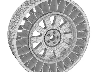 Airless Tire 3D model