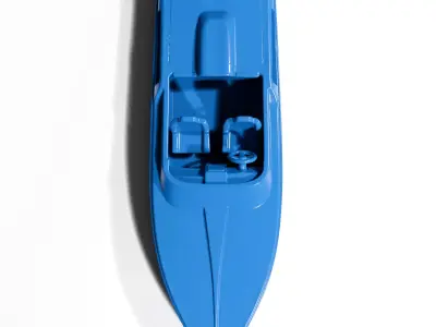 Speed boat 3D print model by luis77