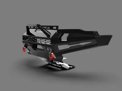 Toyota 4Runner Front Bumper Proline 3D model