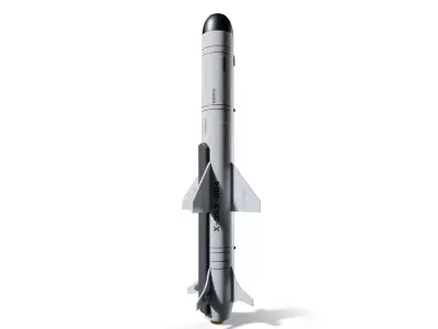 Anti-Ship Missile X-35U Low-poly 3D model