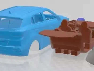 Hyundai Creta 2017 Printable Car  3D print model