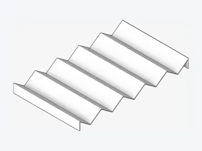 Furniture - Contemporary - Bond - Bottle Rack Low-poly 3D model