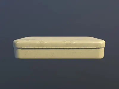 Army Box Animated PBR Free low-poly 3D model