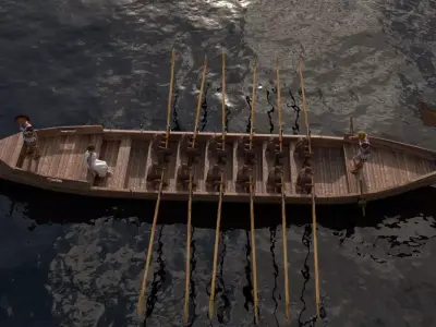 Rome Boat 3D model