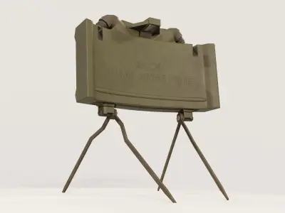 M18A1 Claymore Mine Low-poly 3D model
