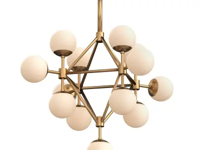 KEEFE CLUSTER CHANDELIER 3D model
