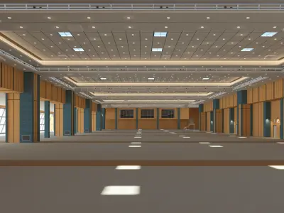 Congress Center Hall 3D model