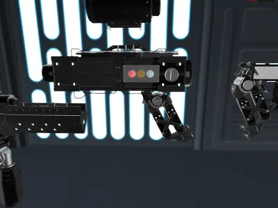 Modular Laser Gun 3D model