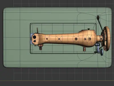 Singer Sewing Machine 3D model buy