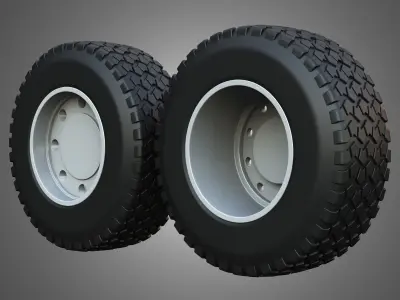 Markos Special Wheels and Tires MSWT -4 3D model