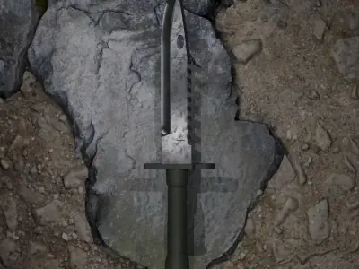 M9 Bayonet Free 3D model