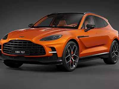 2026 Aston Martin DBX707 3D model