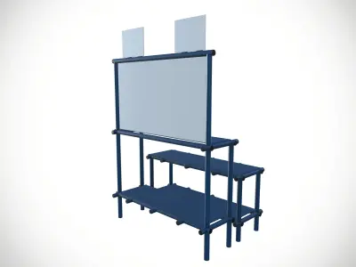 Armature Display Table 3D model