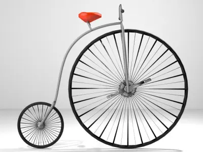 Bicycle - Vintage 3D model