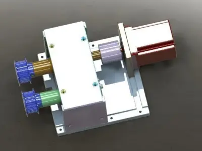 Gear drive module 3D model