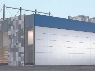 EV charging station 3D model purchase