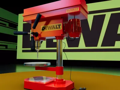 3d Drilling machine 3D model