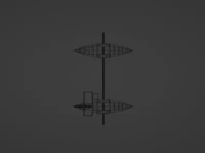 Gantry crane 3D model