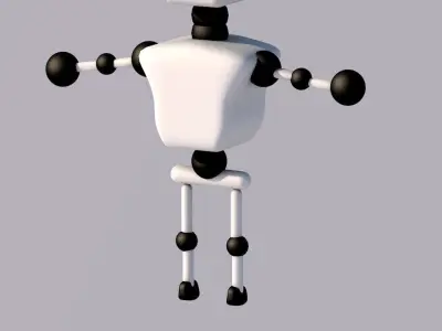 3D Robot Model humanoid 3D model