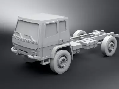 DAF T244 scale model 3D print model