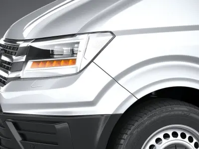 Volkswagen Crafter Medium-High Roof 2019 3D model