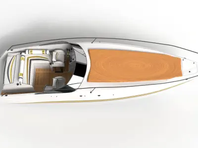 Modern Yacht 3D model