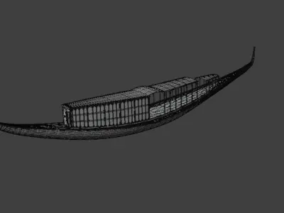 Khufu boat 3D model
