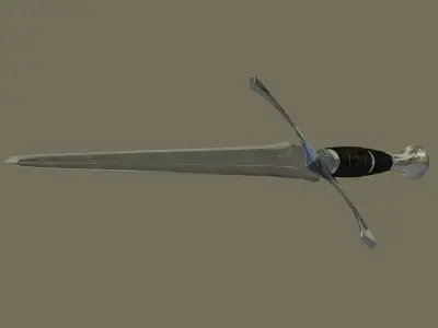 Sword of Aragorn Low-poly 3D model