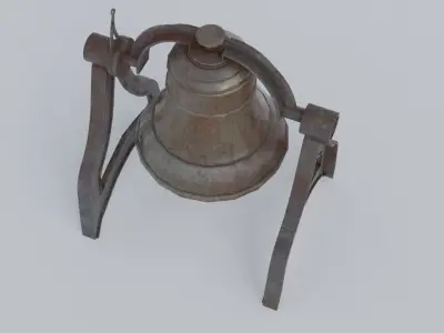 Old Bell Low-poly 3D model