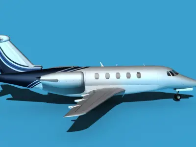 Cessna Citation 650 III V10 3D model