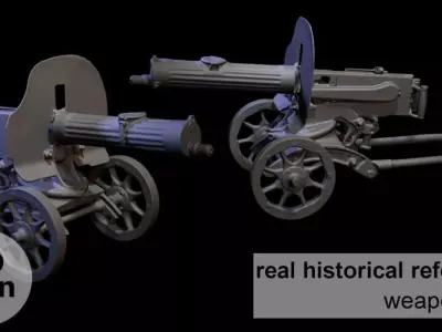 Historical weapon 008 3D print model