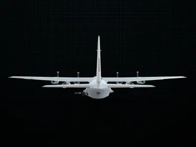 Lockheed C-130 Hercules 3D model purchase