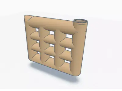 1000LT Slimline Water Tank 3D print model