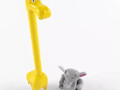 Elefante jirafa 3D model