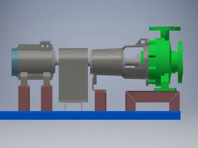 CENTRIFUGAL PUMP 3d model 3D model purchase