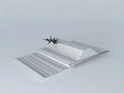 Plane Crash - Delta 666 Free 3D model
