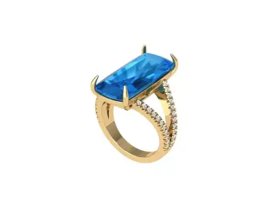 Wedding Ring  3D print model 345