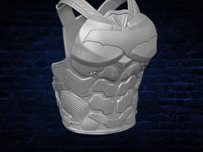 Anti Hero Vest 3D printable File for Action Figures 3D print model