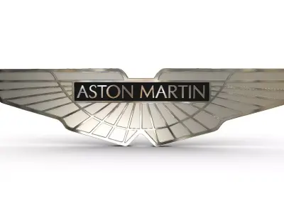 aston martin logo 3D model