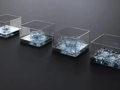  Liquid Explosion Splash Set For Blender 