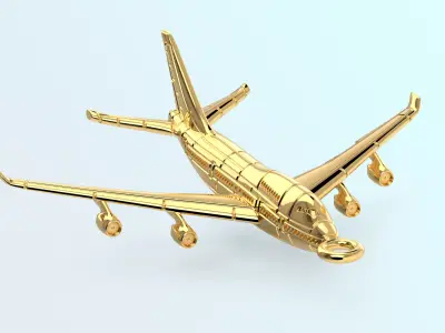 Boing 747 Pendant 3D print model