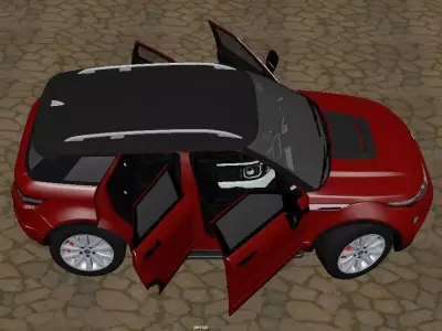 Rang Rover Low-poly 3D model