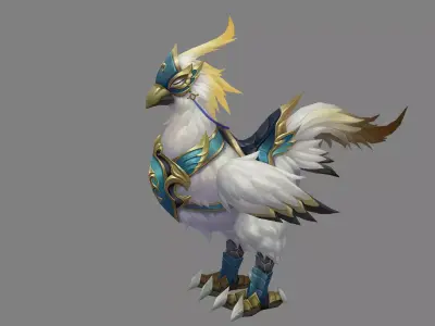 Mount - Dino Type 11 Low-poly 3D model