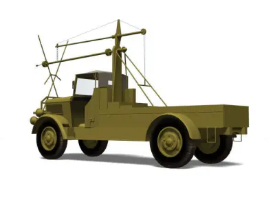 Toyota GB engine start car 3D model