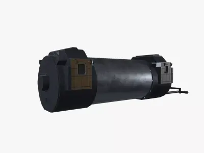 Torque seal cylinder Low-poly 3D model